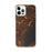 Custom Port Arthur Texas Map iPhone 12 Pro Max Phone Case in Ember