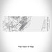 Rendered View of Port Arthur Texas Map Engraving on 10oz Stainless Steel Insulated Cup with Sliding Lid in White