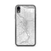 Custom Portland Oregon Map Phone Case in Classic