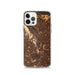 Custom Portland Oregon Map iPhone 12 Pro Phone Case in Ember