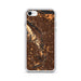 Custom Portland Oregon Map iPhone SE Phone Case in Ember