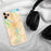 Custom Portland Oregon Map Phone Case in Watercolor on Table with Black Headphones