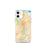 Custom Portland Oregon Map iPhone 12 mini Phone Case in Watercolor