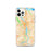 Custom Portland Oregon Map iPhone 12 Pro Phone Case in Watercolor