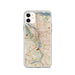 Custom Portland Oregon Map Phone Case in Woodblock