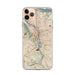 Custom Portland Oregon Map Phone Case in Woodblock