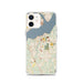 Custom Port Orchard Washington Map iPhone 12 Phone Case in Woodblock