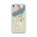 Custom Port Orchard Washington Map iPhone SE Phone Case in Woodblock