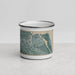 Front View Custom Port Salerno Florida Map Enamel Mug in Afternoon