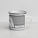 Right View Custom Port Salerno Florida Map Enamel Mug in Classic