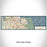 Flat View of Map Custom Port Salerno Florida Map Enamel Mug in Woodblock