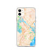 Custom Portsmouth New Hampshire Map Phone Case in Watercolor