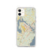 Custom Portsmouth New Hampshire Map Phone Case in Woodblock