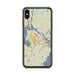 Custom Portsmouth New Hampshire Map Phone Case in Woodblock