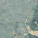 Port St. Lucie Florida Map Print in Afternoon Style Zoomed In Close Up Showing Details