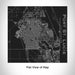 Rendered View of Port St. Lucie Florida Map Engraving on 17oz Stainless Steel Insulated Tumbler in Black