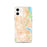 Custom Port St. Lucie Florida Map iPhone 12 Phone Case in Watercolor