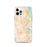 Custom Port St. Lucie Florida Map iPhone 12 Pro Phone Case in Watercolor