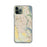 Custom Port St. Lucie Florida Map Phone Case in Woodblock
