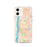 Custom Poughkeepsie New York Map iPhone 12 Phone Case in Watercolor