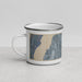Left View Custom Poulsbo Washington Map Enamel Mug in Afternoon