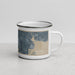 Right View Custom Poulsbo Washington Map Enamel Mug in Afternoon