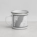 Left View Custom Poulsbo Washington Map Enamel Mug in Classic