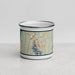 Front View Custom Poulsbo Washington Map Enamel Mug in Woodblock