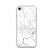 Custom iPhone SE Prattville Alabama Map Phone Case in Classic
