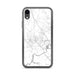 Custom iPhone XR Prattville Alabama Map Phone Case in Classic