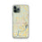 Custom iPhone 11 Pro Prattville Alabama Map Phone Case in Woodblock