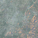 Prescott Arizona Map Print in Afternoon Style Zoomed In Close Up Showing Details