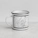 Left View Custom Prescott Arizona Map Enamel Mug in Classic