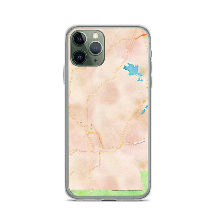 Custom Prescott Arizona Map Phone Case in Watercolor