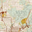 Prescott Arizona Map Print in Woodblock Style Zoomed In Close Up Showing Details