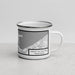 Right View Custom Presque Isle State Park Pennsylvania Map Enamel Mug in Classic