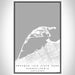 Presque Isle State Park Pennsylvania Map Print Portrait Orientation in Classic Style With Shaded Background