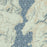 Priest Lake Idaho Map Print in Woodblock Style Zoomed In Close Up Showing Details