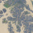 Prince of Wales Island Alaska Map Print in Afternoon Style Zoomed In Close Up Showing Details