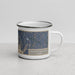 Right View Custom Prince of Wales Island Alaska Map Enamel Mug in Afternoon
