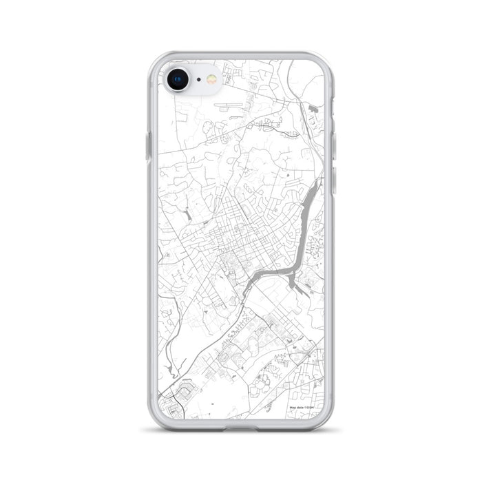 Custom Princeton New Jersey Map iPhone SE Phone Case in Classic