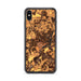 Custom Princeton New Jersey Map Phone Case in Ember