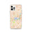 Custom Princeton New Jersey Map iPhone 12 Pro Phone Case in Watercolor