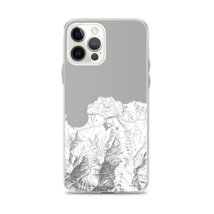 Custom Princeville Hawaii Map iPhone 12 Pro Max Phone Case in Classic