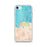 Custom Princeville Hawaii Map iPhone SE Phone Case in Watercolor