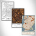 Custom Classic, Ember, and Woodblock Style Maps of Any Location in The World