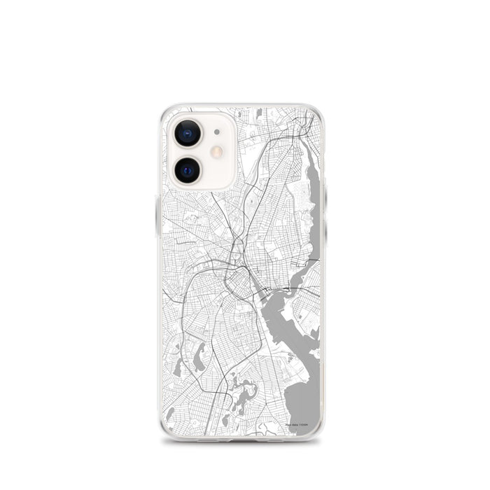 Custom Providence Rhode Island Map iPhone 12 mini Phone Case in Classic