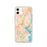 Custom Providence Rhode Island Map Phone Case in Watercolor