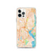 Custom Providence Rhode Island Map iPhone 12 Pro Phone Case in Watercolor