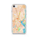 Custom Providence Rhode Island Map iPhone SE Phone Case in Watercolor